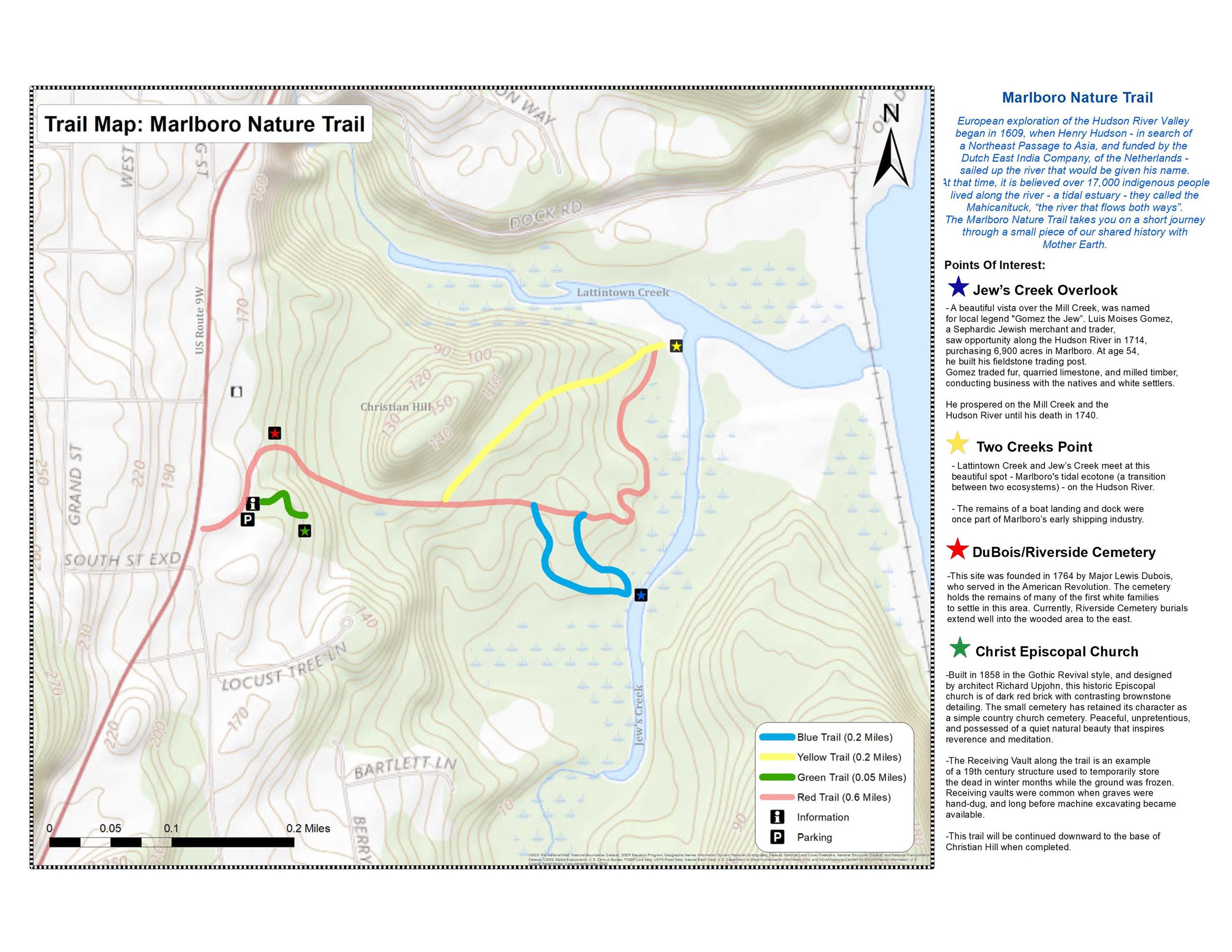 Marlboro Nature Trail Map